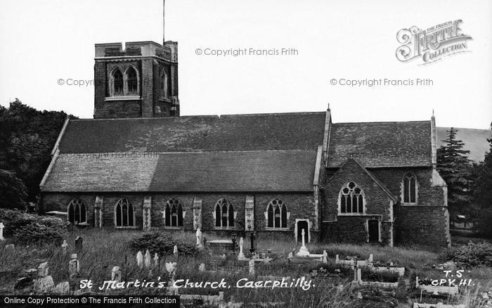 Photo of Caerphilly, St Martin's Church c.1950