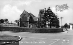 St Martin's Church c.1955, Caerphilly
