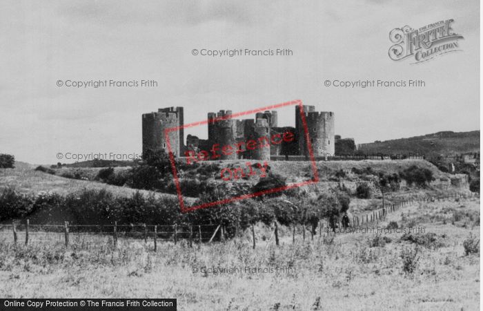 Photo of Caerphilly, The Castle c.1950