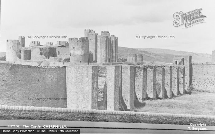 Photo of Caerphilly, The Castle c.1955