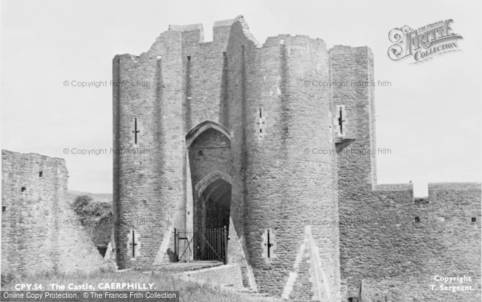 Photo of Caerphilly, The Castle c.1955