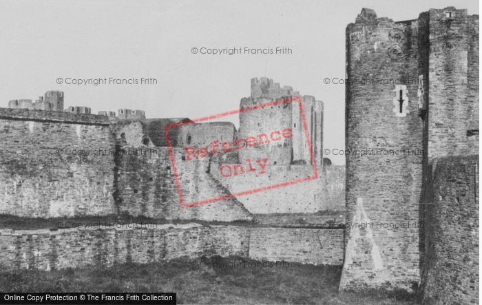 Photo of Caerphilly, The Castle c.1955