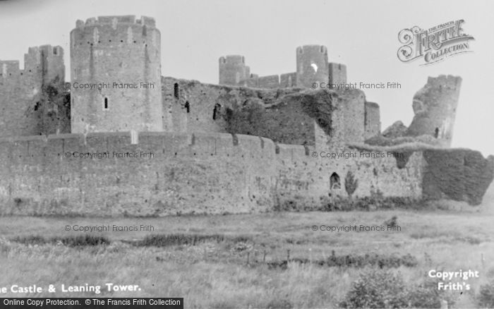 Photo of Caerphilly, The Castle c.1955
