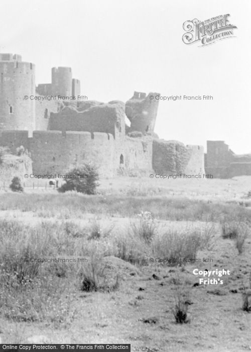 Photo of Caerphilly, The Castle c.1955