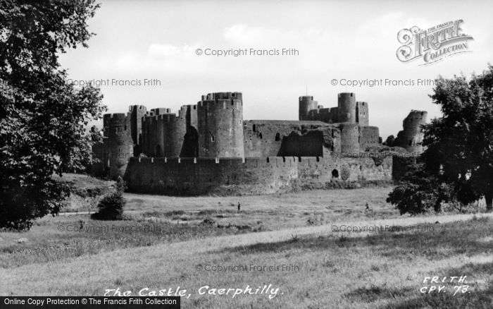 Photo of Caerphilly, The Castle c.1955