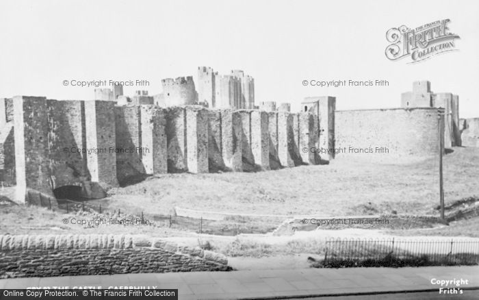 Photo of Caerphilly, The Castle c.1955