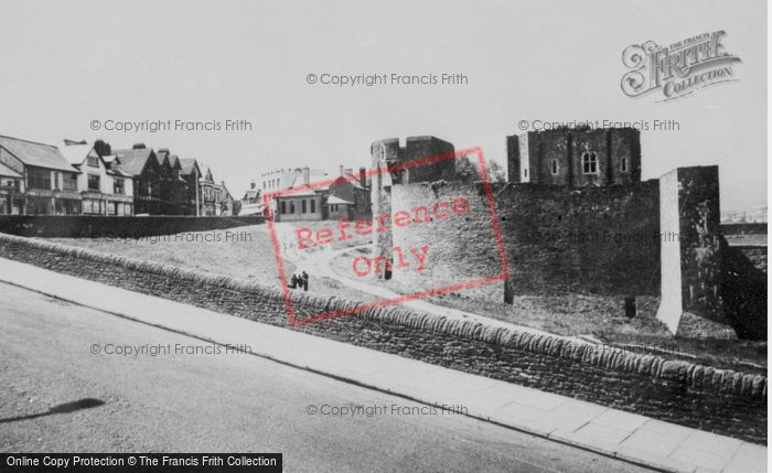 Photo of Caerphilly, The Castle c.1955