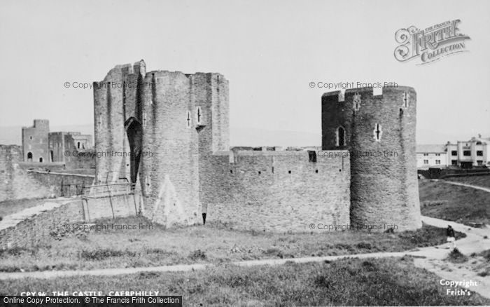 Photo of Caerphilly, The Castle c.1955