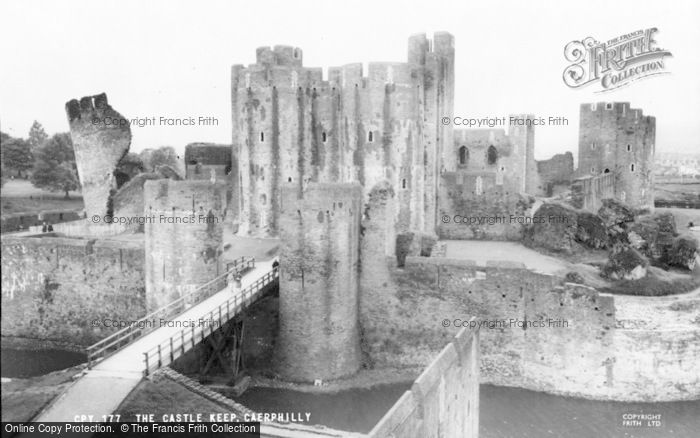 Photo of Caerphilly, The Castle Keep c.1965