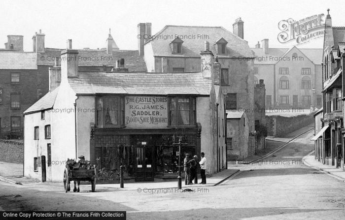 Photo of Caerphilly, The Castle Stores, Castle Street 1899