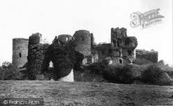 The Castle, West Front 1893, Caerphilly