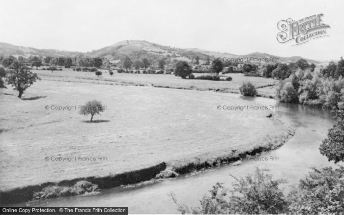 Photo of Caersws, The River c.1955