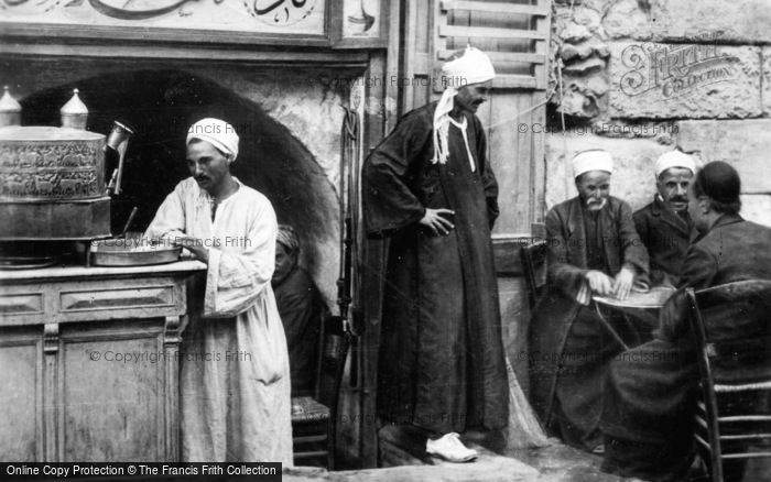 Photo of Cairo, An Arabian Coffee Stall c.1935