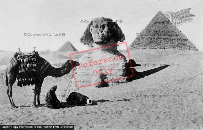 Photo of Cairo, At Prayer Near The Sphinx c.1935