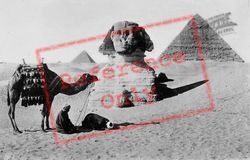 At Prayer Near The Sphinx c.1935, Cairo