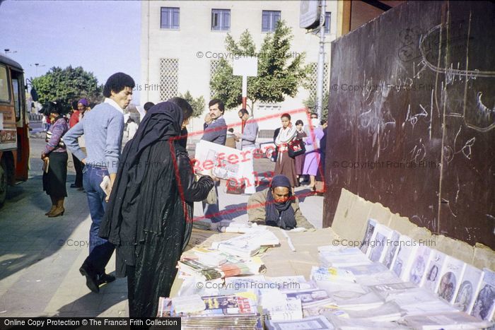 Photo of Cairo, Book Seller 1982