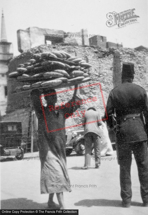 Photo of Cairo, Bread Seller c.1935