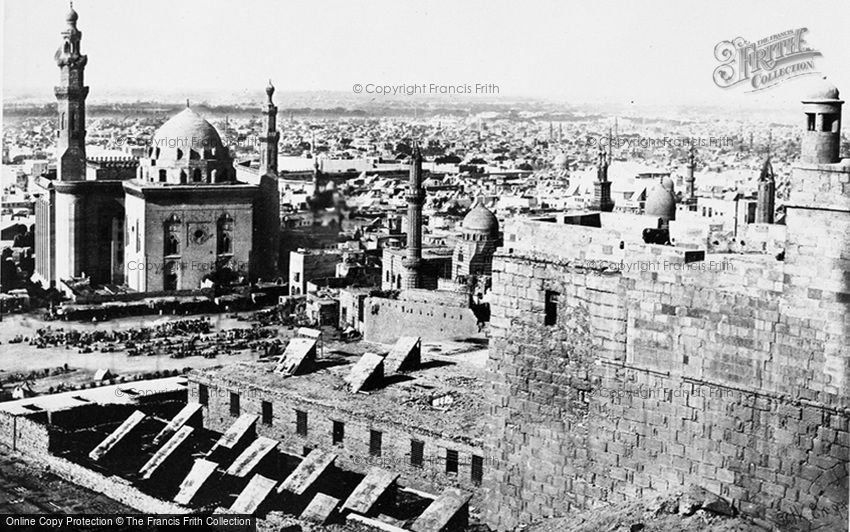 Cairo, Mosque of the Sultan Hasan from the Citadel 1857