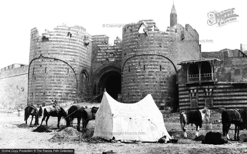 Cairo, the Bab El-Azab, Citadel Gateway 1858