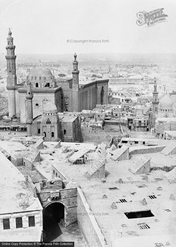 Cairo, the Mosque of the Sultan Hasan, from the Citadel 1858