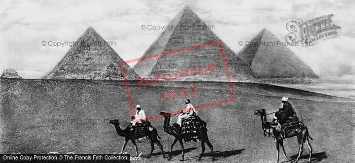 Photo of Cairo, The Pyramids Of Giza c.1930