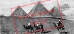 The Pyramids Of Giza c.1930, Cairo