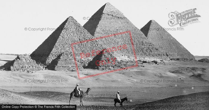 Photo of Cairo, The Pyramids Of Giza c.1935