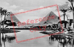 The Pyramids Of King Cheops And King Chephren c.1935, Cairo