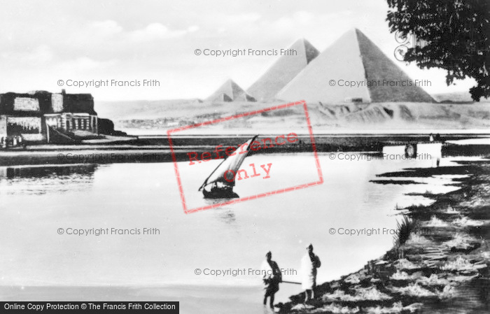 Photo of Cairo, The River Nile And Pyramids c.1935