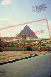 The Sphinx And Pyramid 1982, Cairo