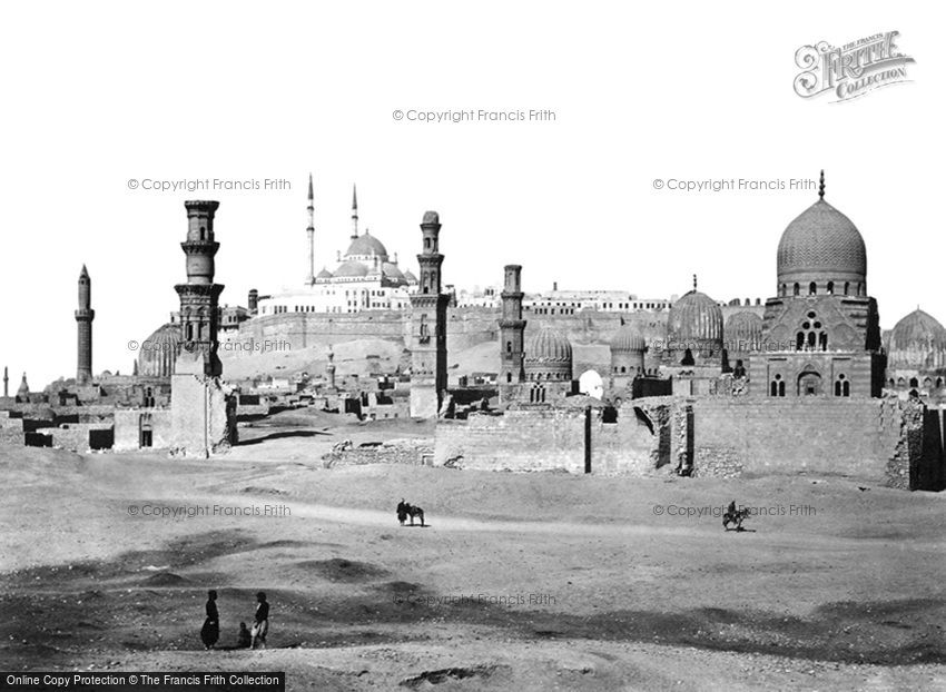 Cairo, Tombs in the Southern Cemetery 1858