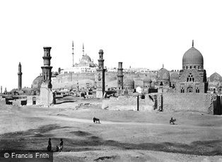 Cairo, Tombs in the Southern Cemetery 1858