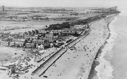 Aerial View Of Beach c.1955, Caister-on-Sea