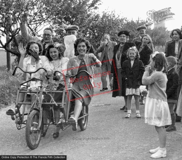 Photo of Caister On Sea, Fun On The Family Tricycle At The Holiday Camp c.1955