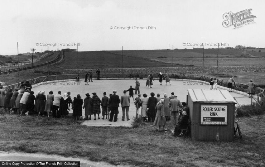 Caister-on-Sea, Holiday Camp Roller Skating Rink c1955