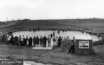 Caister-on-Sea, Holiday Camp Roller Skating Rink c1955