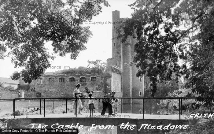 Photo of Caister On Sea, The Castle From The Meadows c.1960