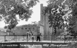 The Castle From The Meadows c.1960, Caister-on-Sea