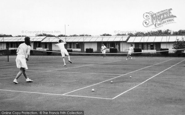 Photo of Caister On Sea, The Holiday Camp, The Tennis Court c.1955