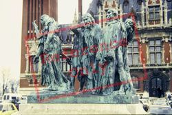 Burghers Of Calais Statue, The Town Hall 1987, Calais