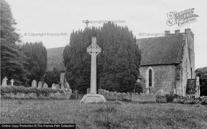 Photo of Calbourne, All Saints Church And War Memorial c.1955