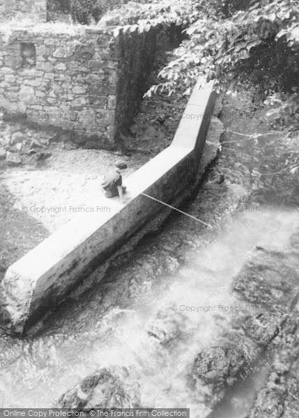 Photo of Caldbeck, Fishing In The Beck c.1955