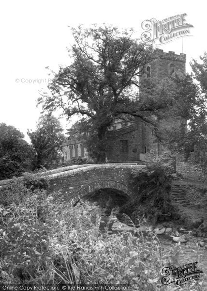 Photo of Caldbeck, The Church And River c.1955