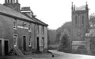 The Golden Fleece And Church c.1950, Calder Bridge