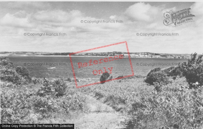Photo of Caldey Island, Looking Towards Tenby c.1960