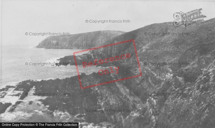 Photo of Caldey Island, The Cliffs c.1955