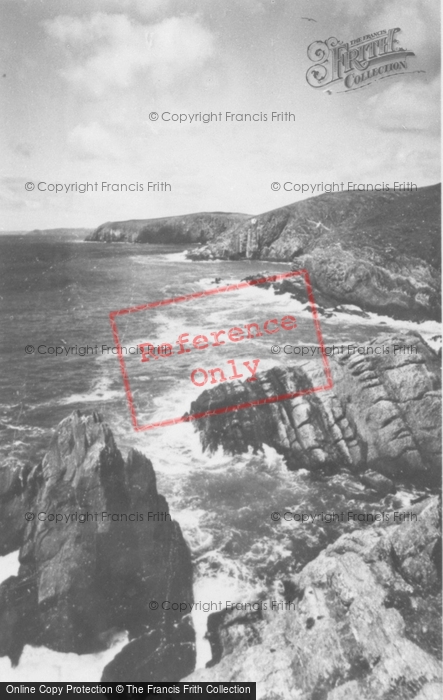 Photo of Caldey Island, The Cliffs c.1960