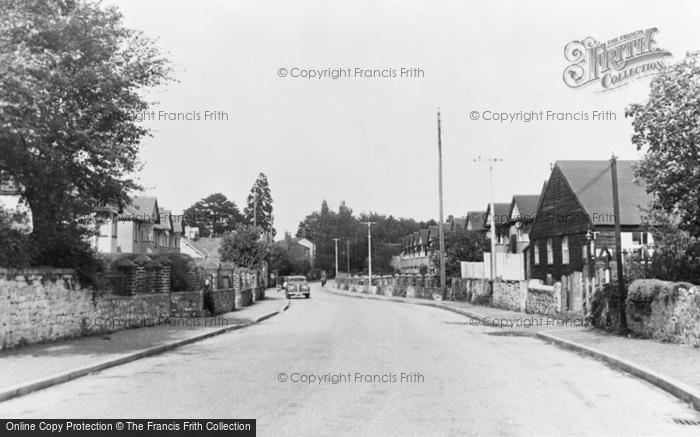 Photo of Caldicot, Church Road c.1955