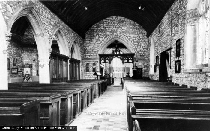 Photo of Caldicot, St Mary's Church Interior c.1960