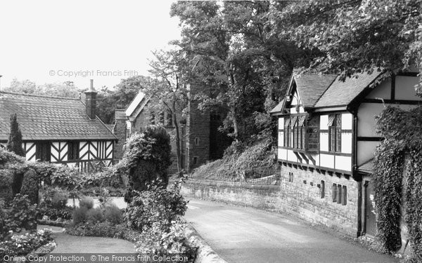 Photo of Caldy, The Village c.1955